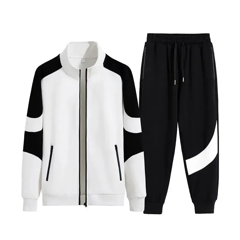 Aidase 2024 Mens Sport Suit Warm Hoodies Set Cotton GYM Windproof Thermal Gym Sportsuit Classic Style Sportswear Jogging Running Sets