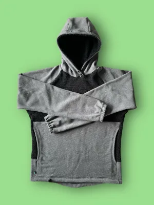 Alpha Direct-Thermal Pro Fusion Hoodie | Black-Gray Stripe