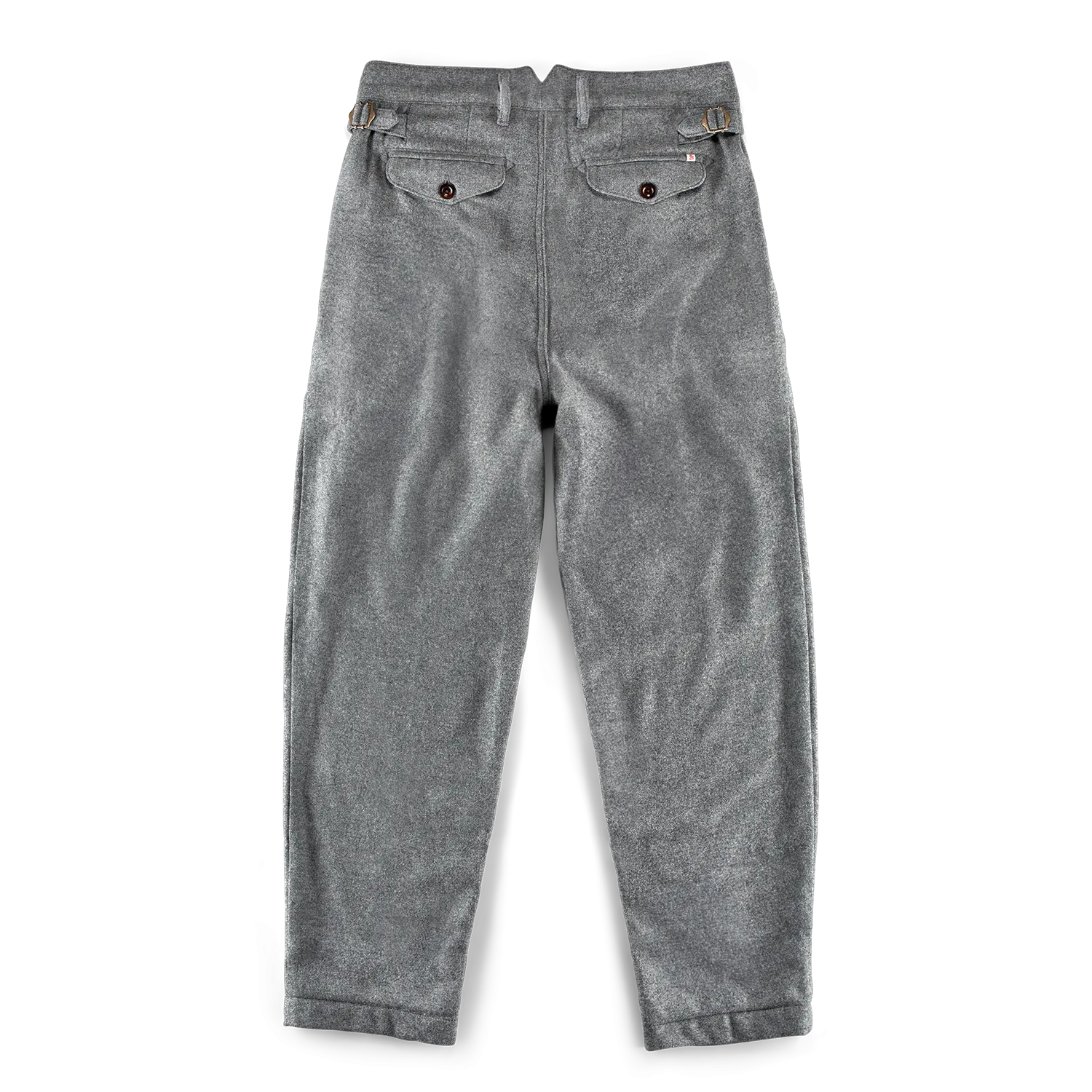 &SONS Ripley Wool Trousers Grey