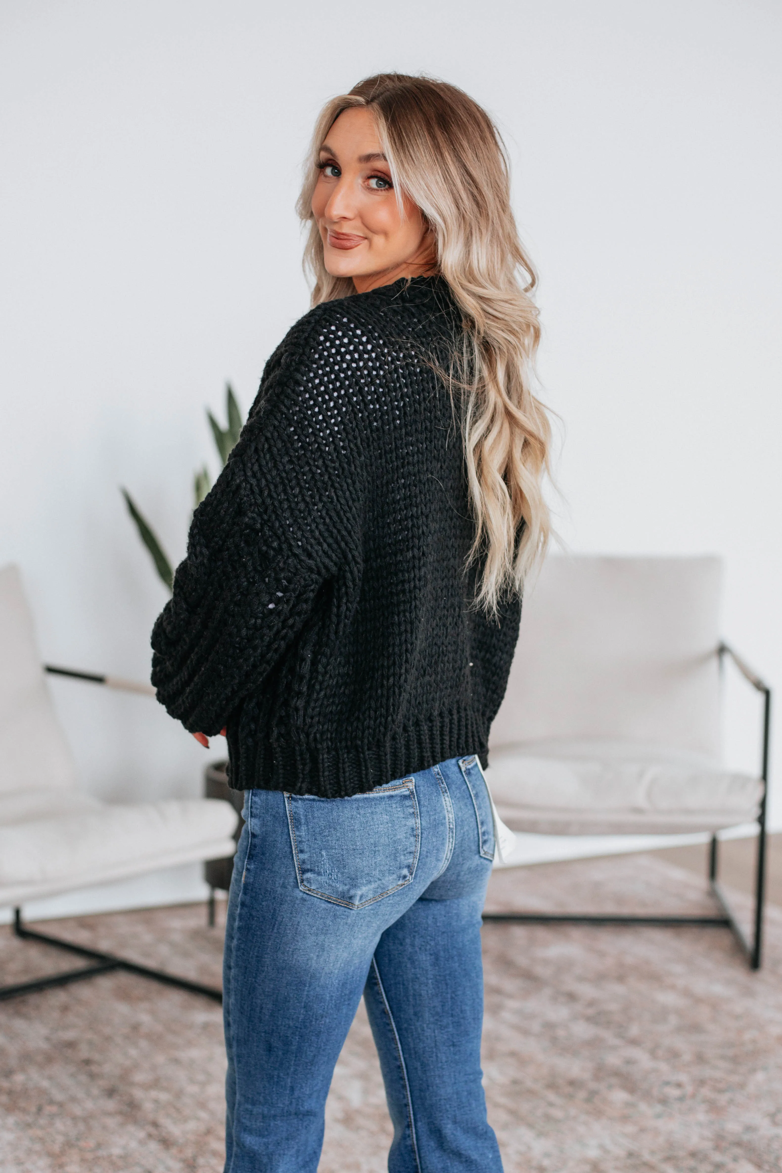 Annalise Knit Cardigan - Black