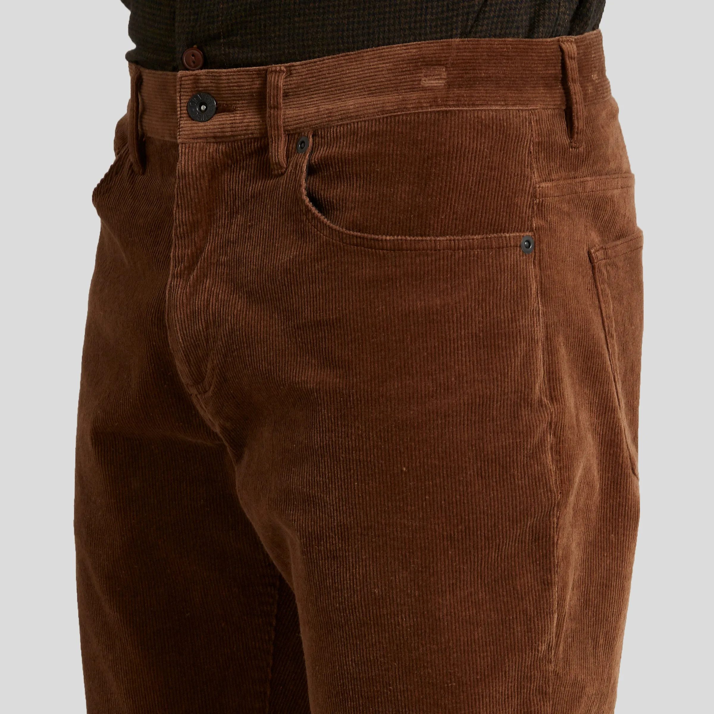 Burlington 5 Pocket Stretch Corduroy - British Tan