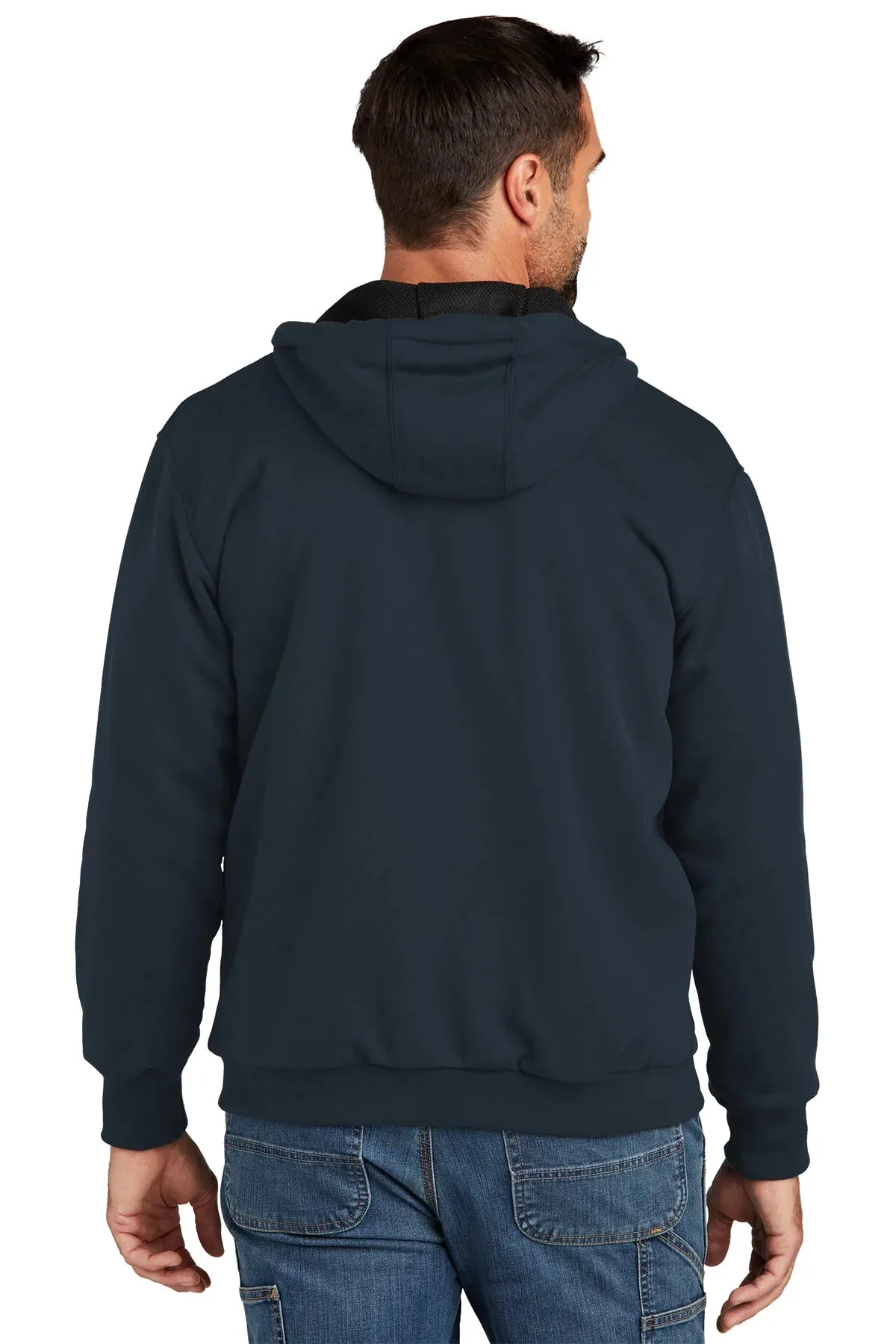 Carhartt Thermal-Lined Custom Zip-Ups, New Navy