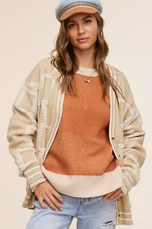 Chunky Oversized Long-Sleeved Reina Cardigan