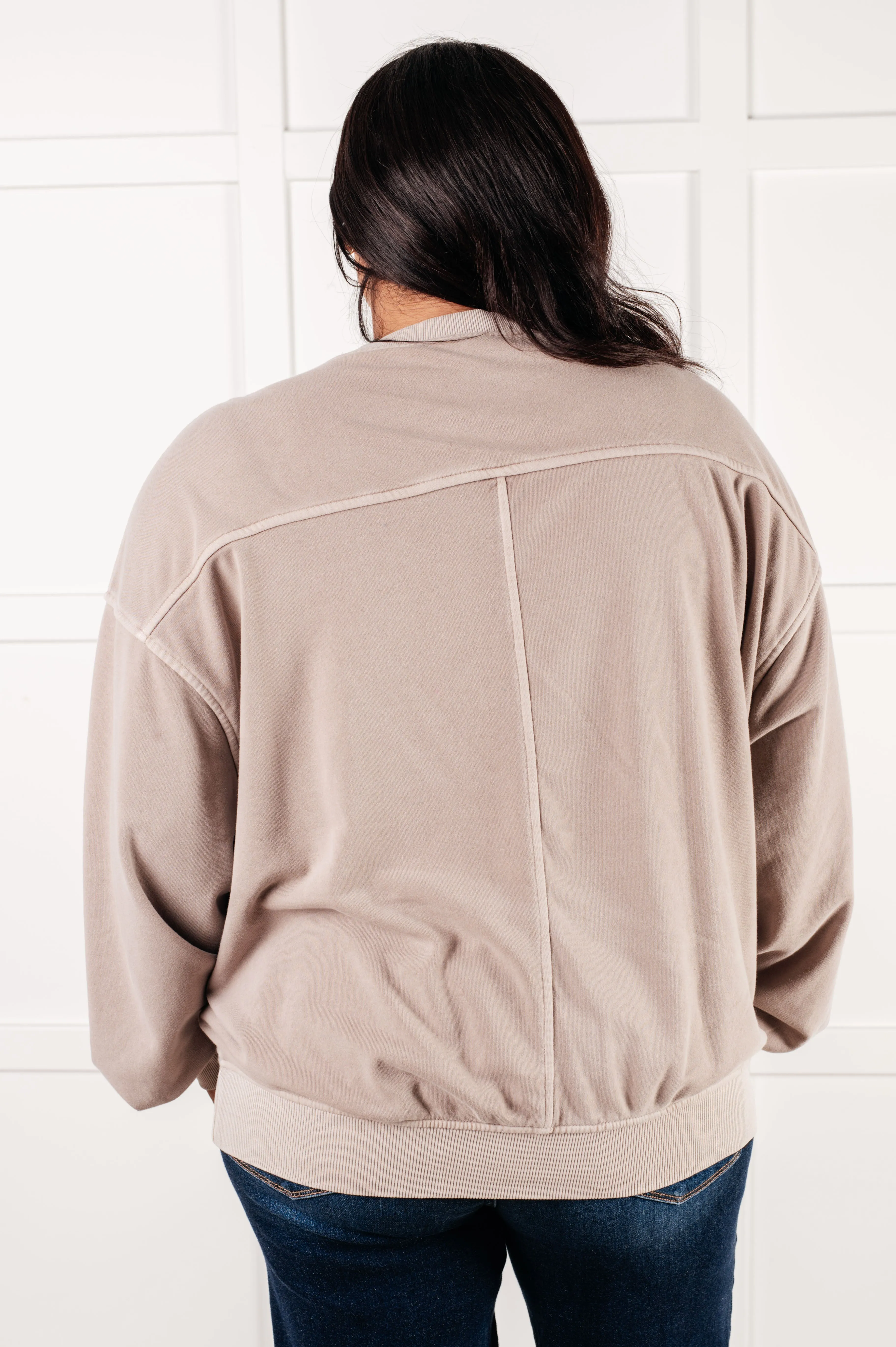 Cuddle Up Pullover in Ash Mocha