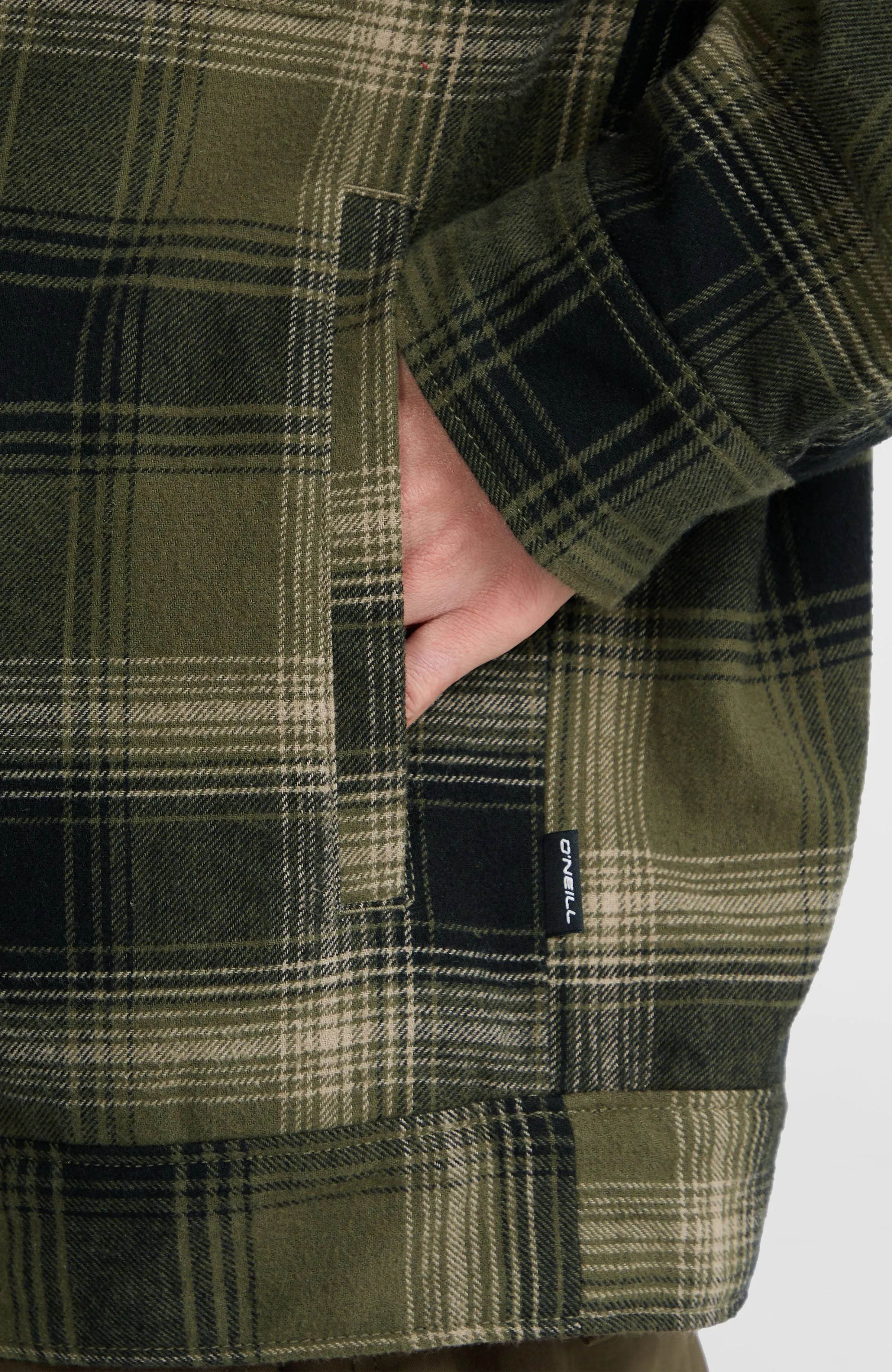 Fleece-Lined Jacket | Green Check Small