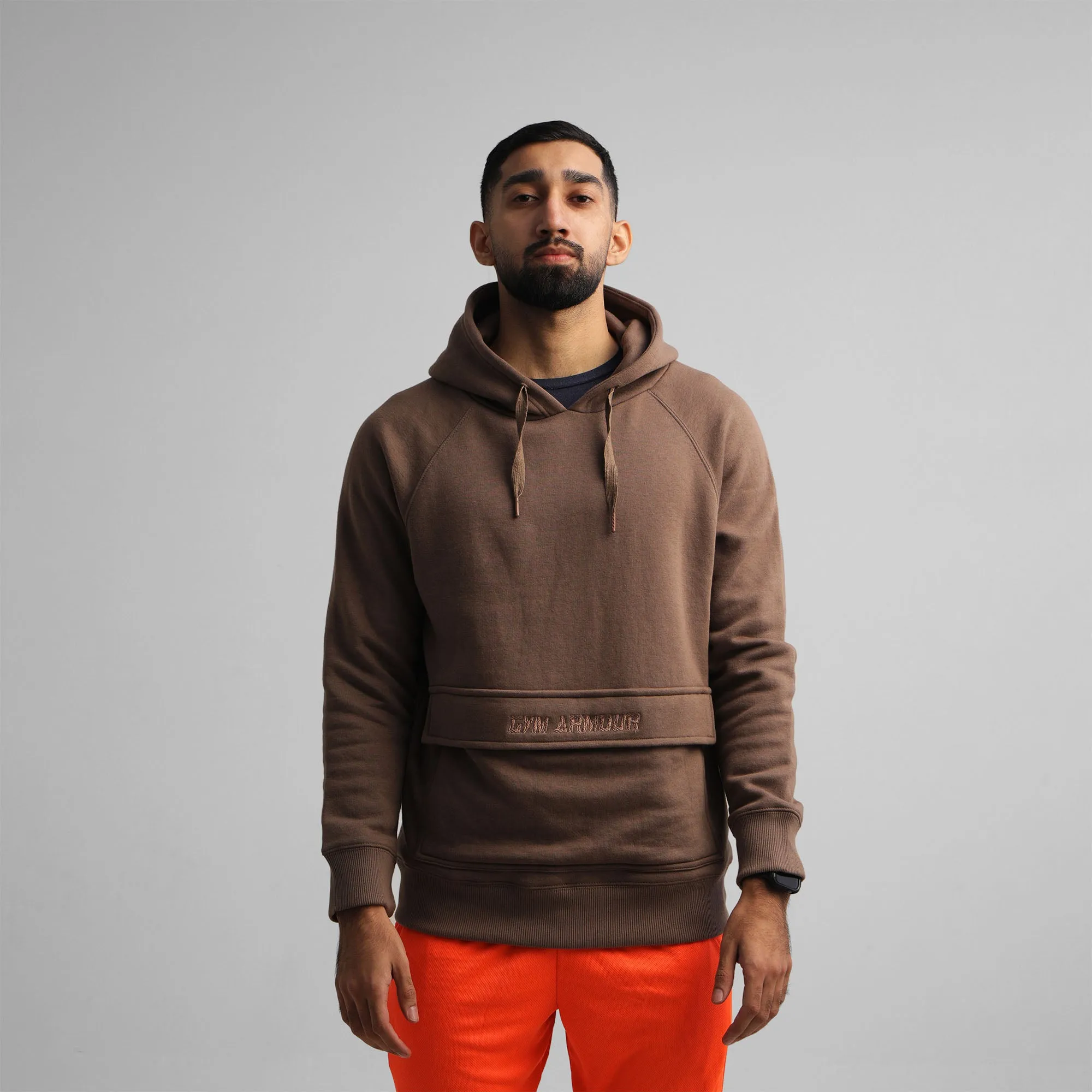 GA Envelop Pocket Hoodie (Brown)