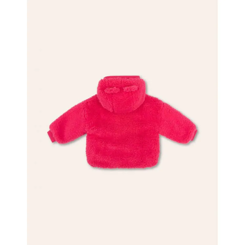 Girls Pink Vivi Teddy Jacket