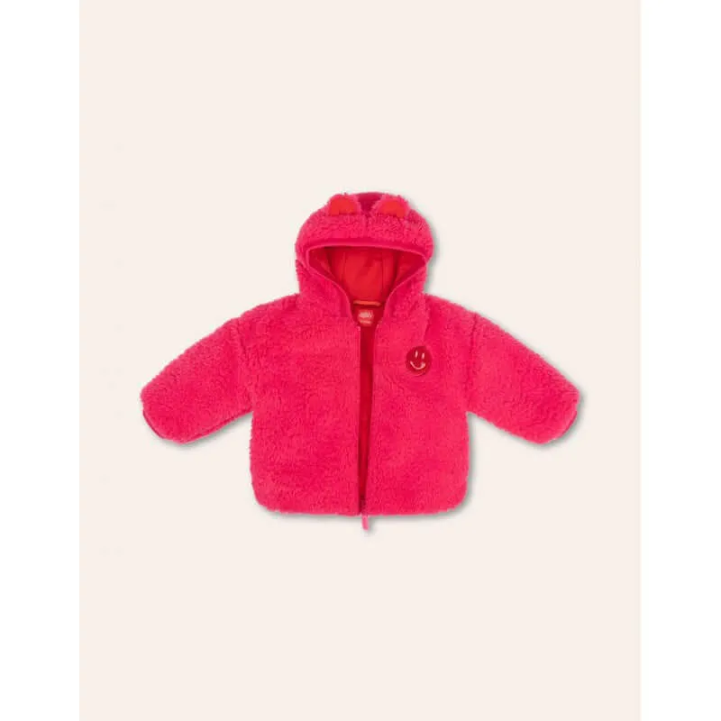 Girls Pink Vivi Teddy Jacket