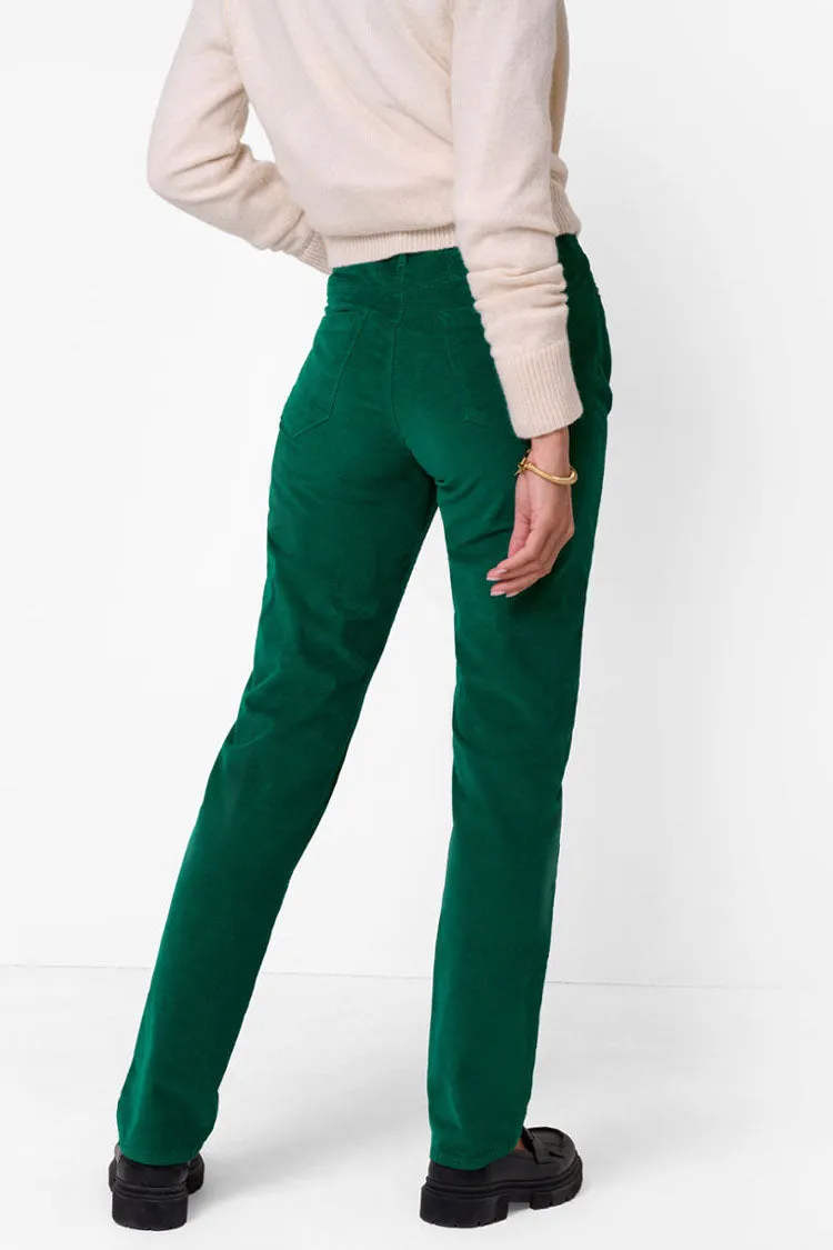 Mary Corduroy Pants in Green