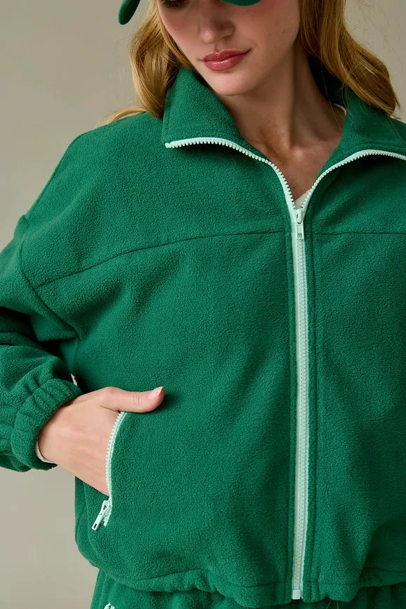 Maya Fleece Jacket Green