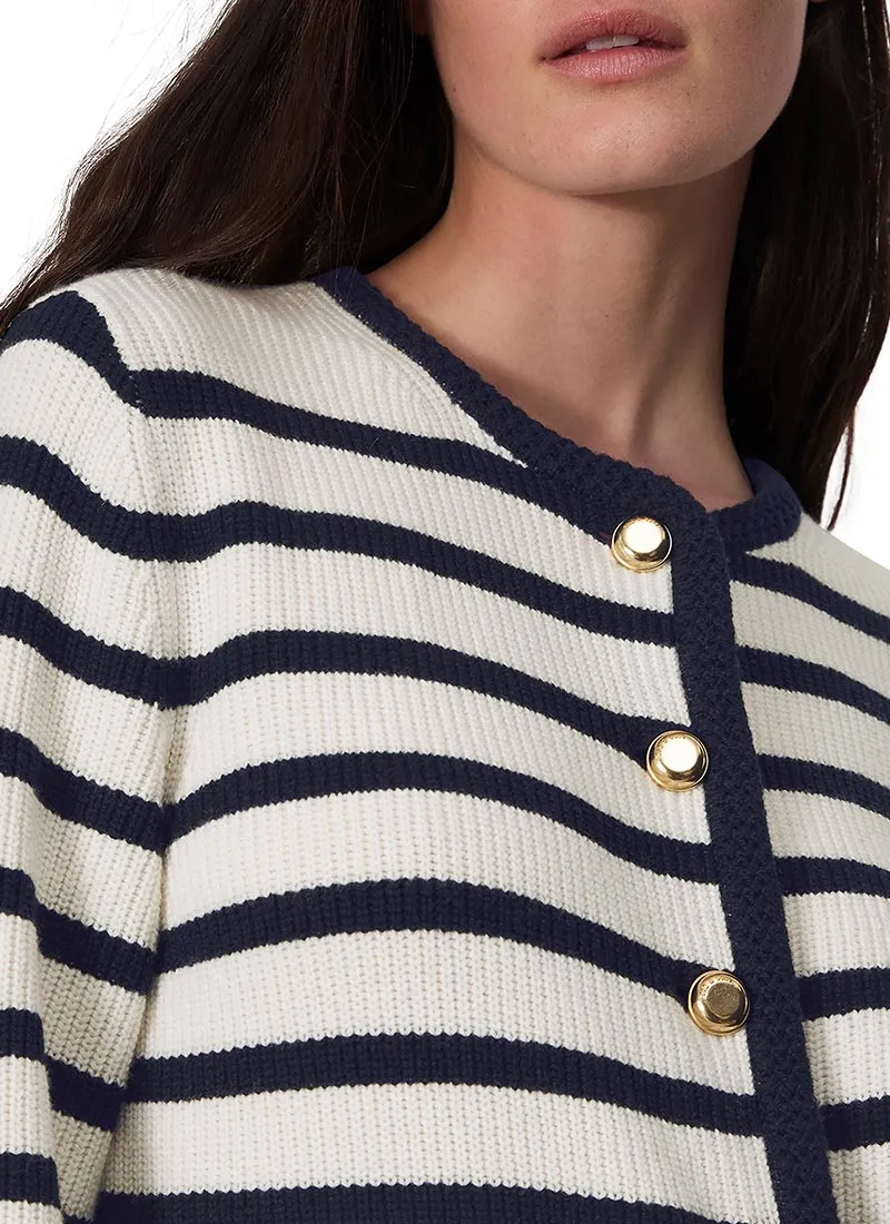 Nancy Long Stripe Cardigan