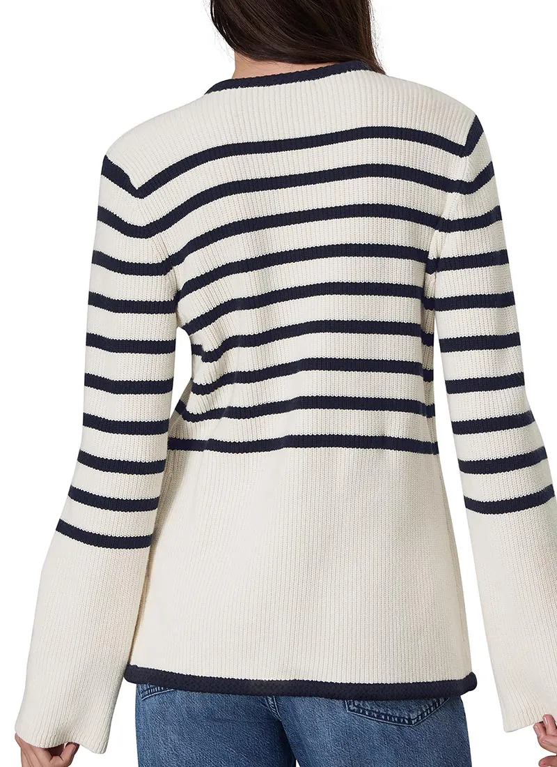 Nancy Long Stripe Cardigan