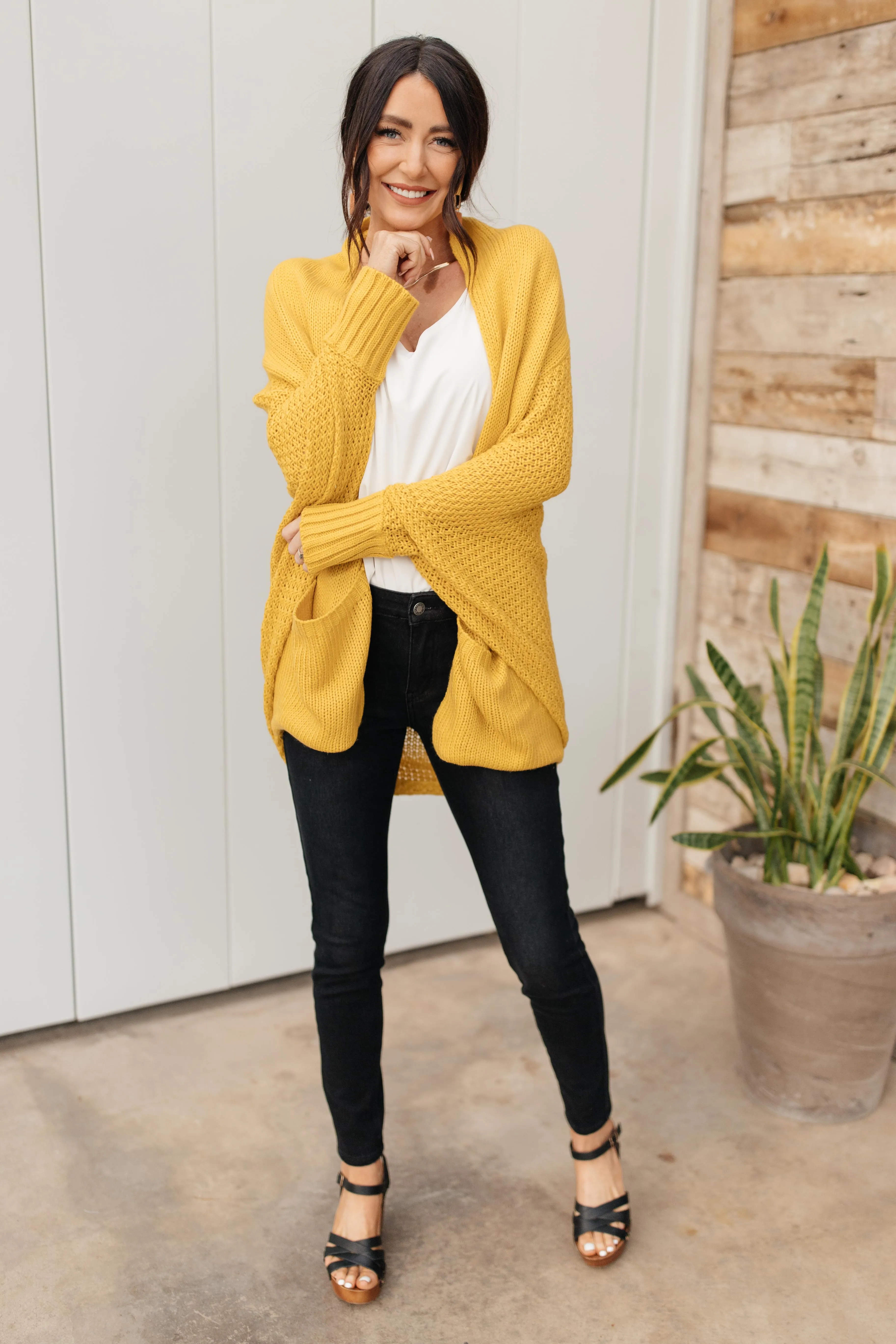 Not Your Grandmother's Cardigan in Sunflower