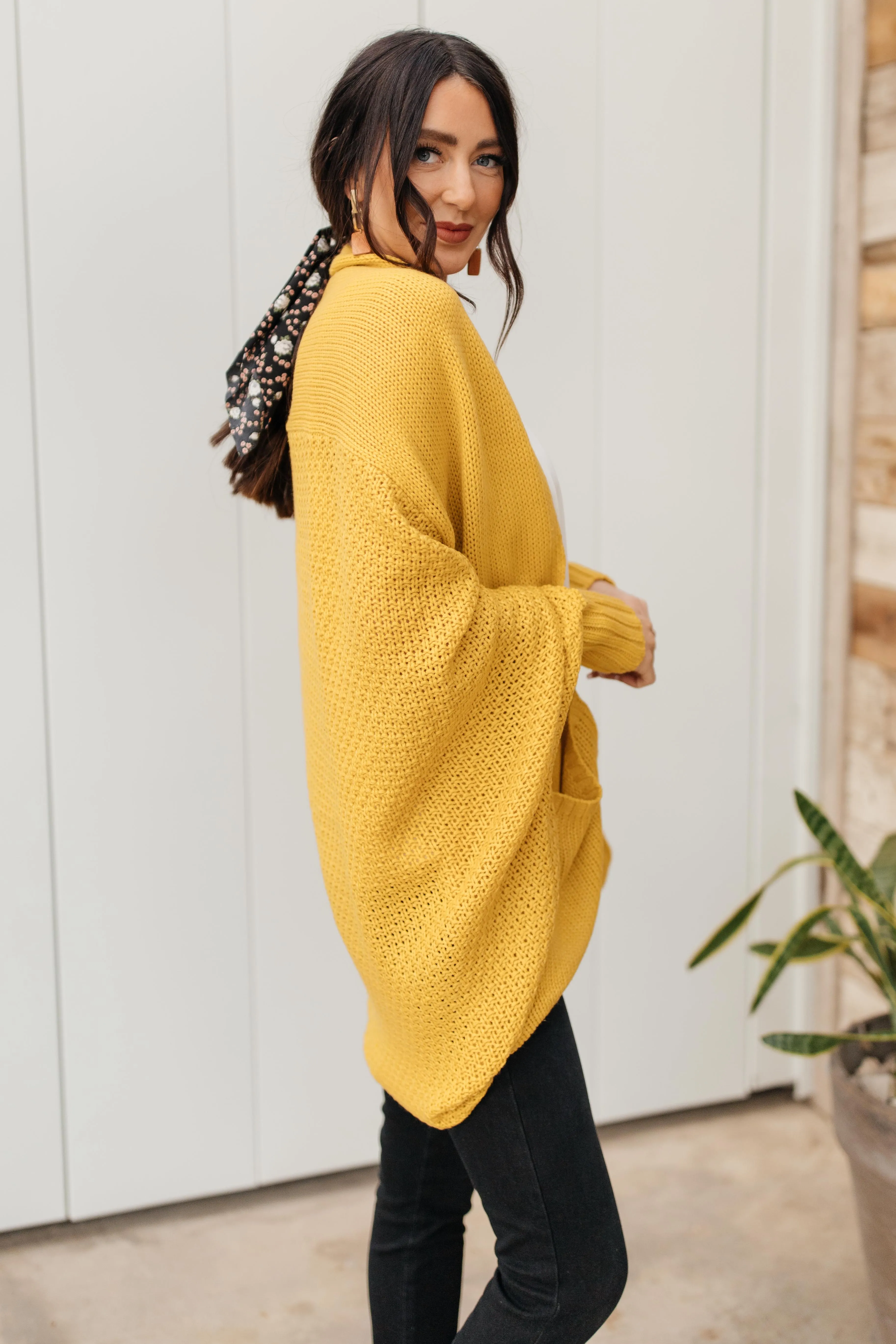 Not Your Grandmother's Cardigan in Sunflower