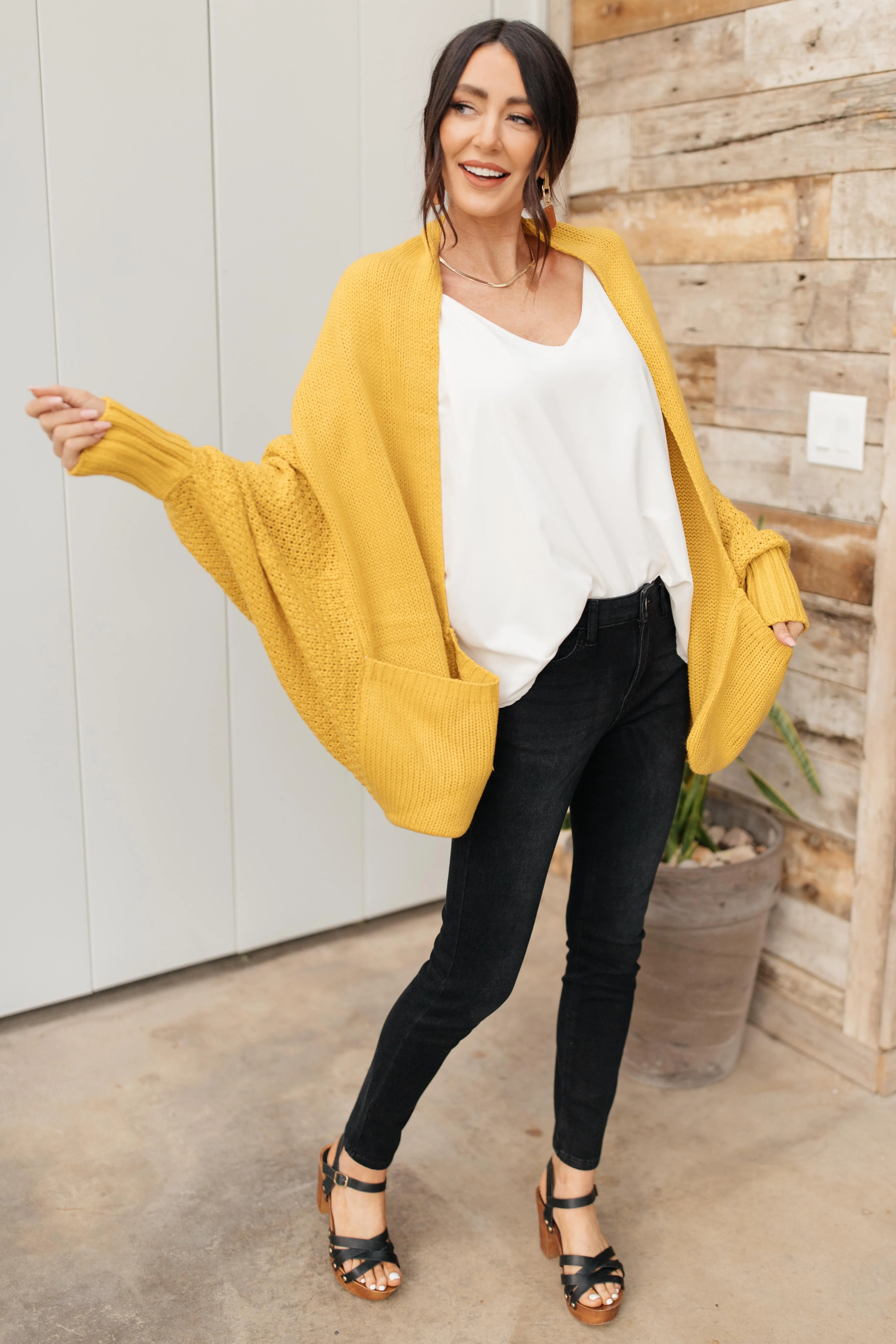 Not Your Grandmother's Cardigan in Sunflower