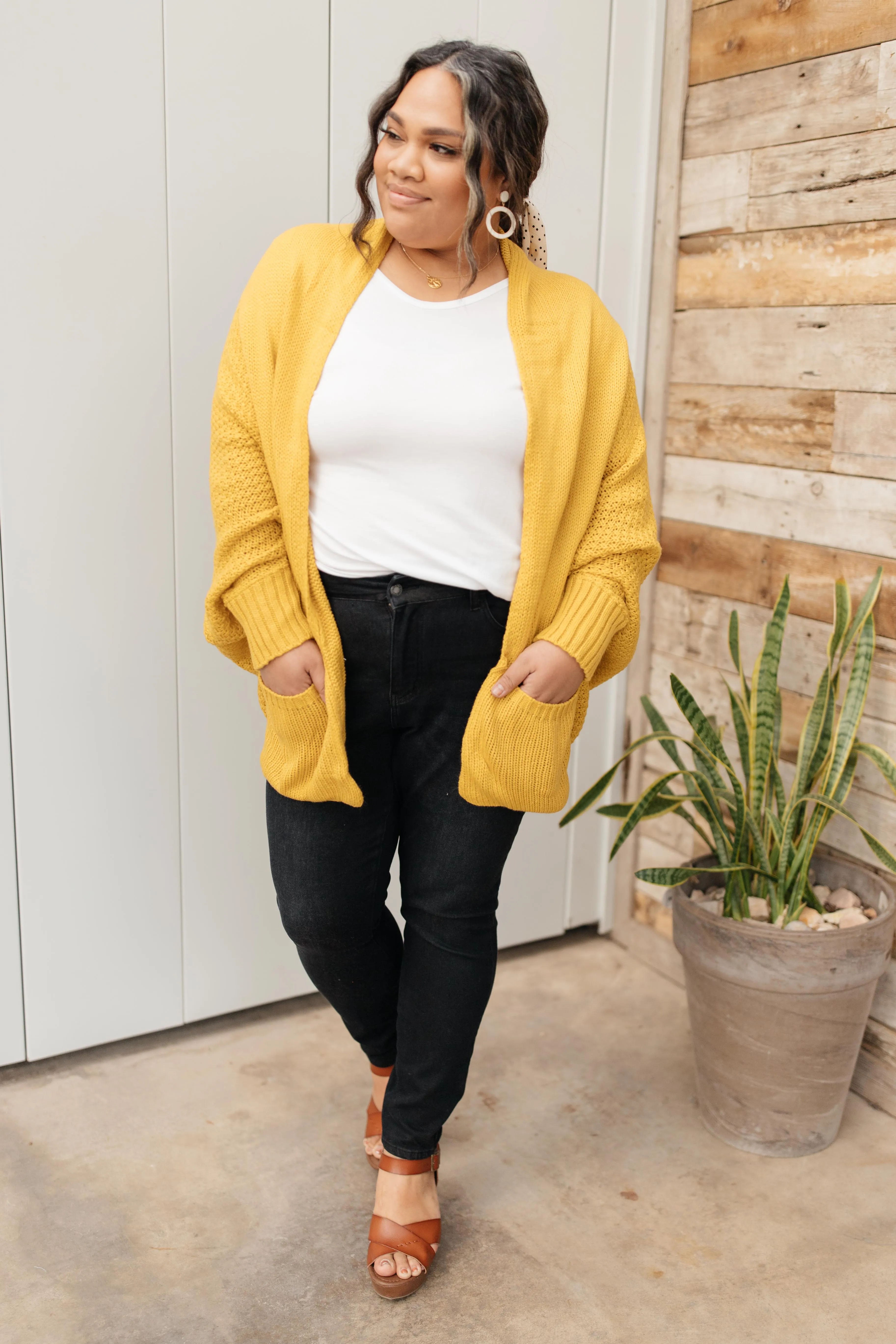 Not Your Grandmother's Cardigan in Sunflower