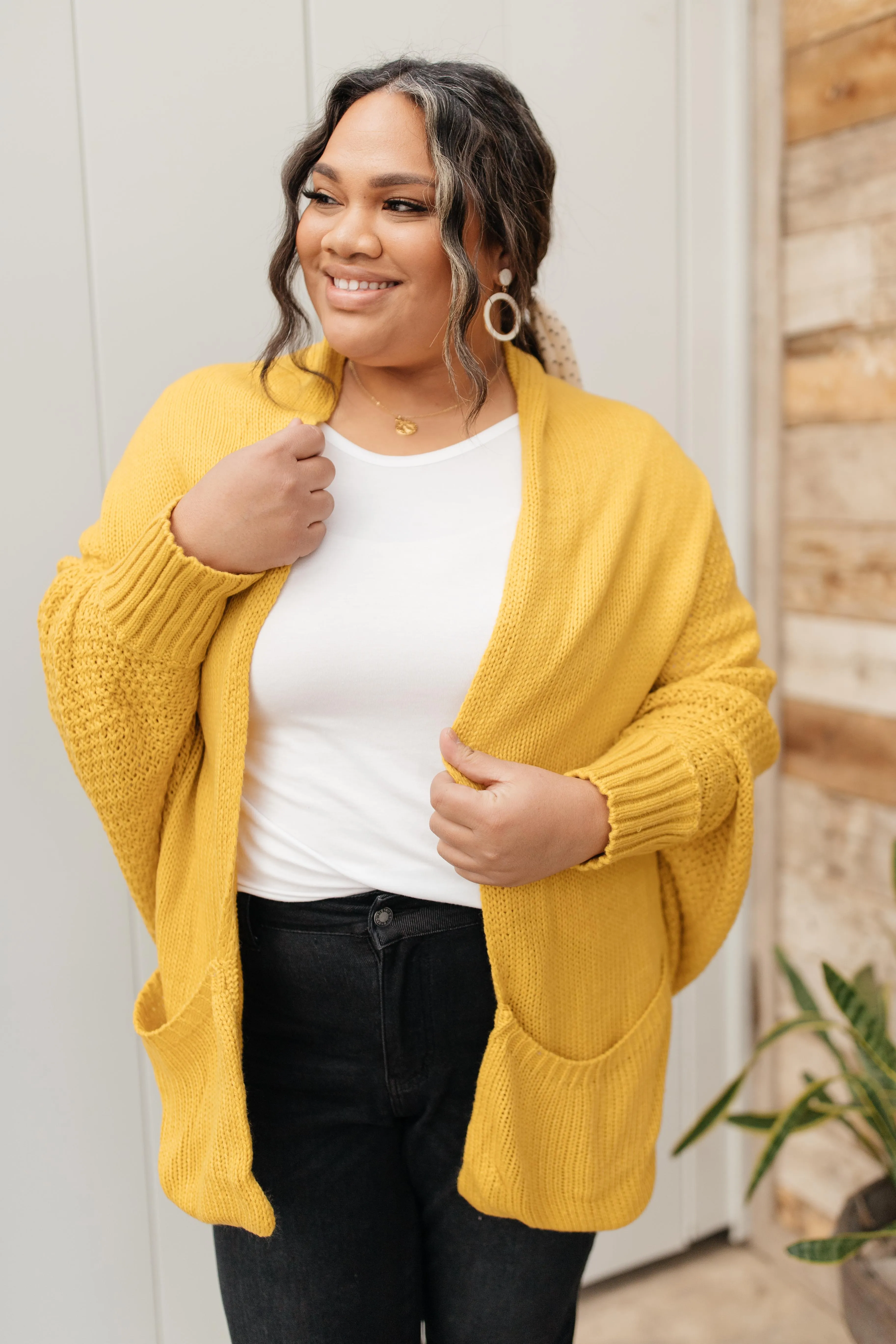 Not Your Grandmother's Cardigan in Sunflower