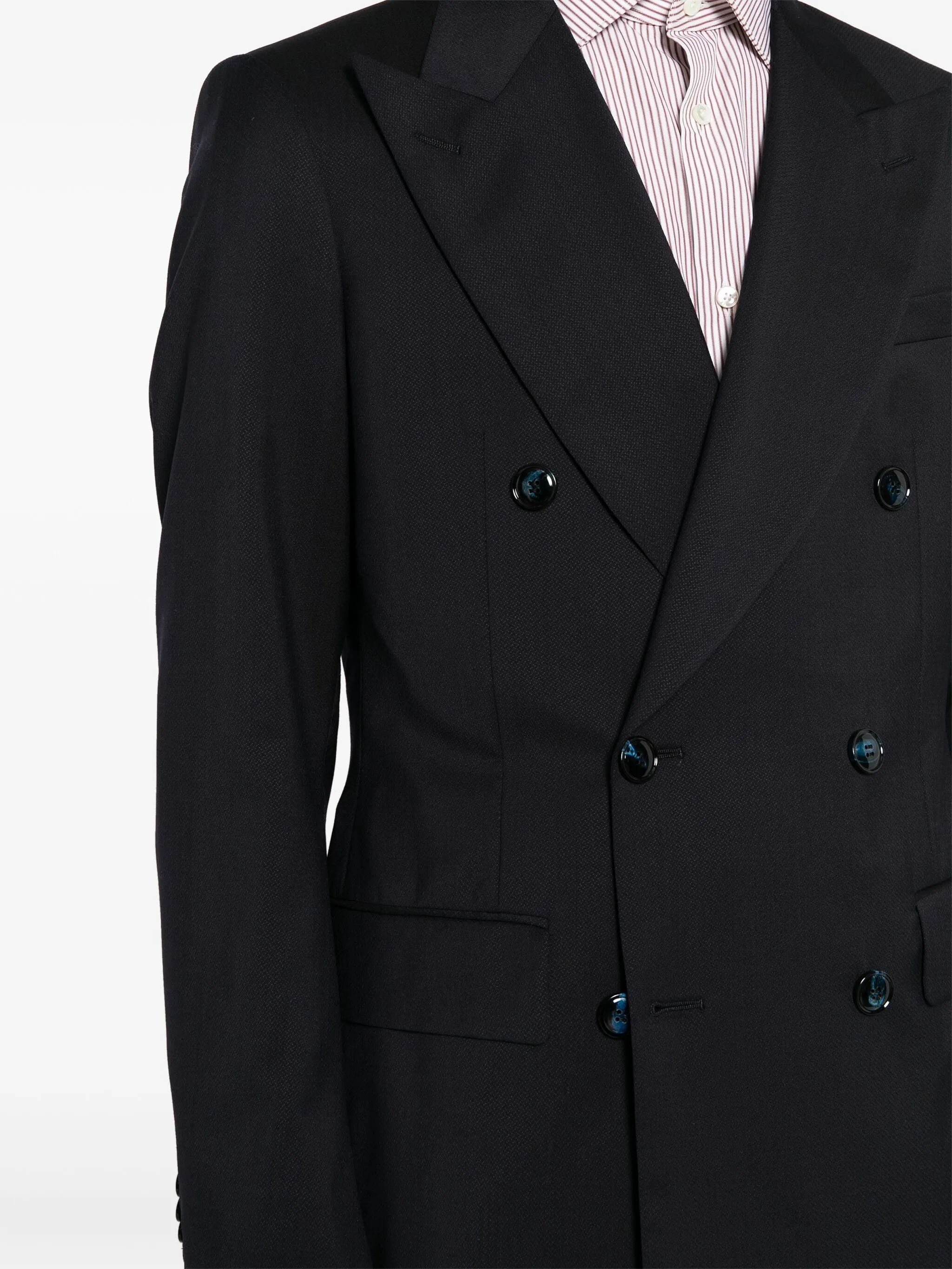 Peak-Lapel Double-Breasted Suit