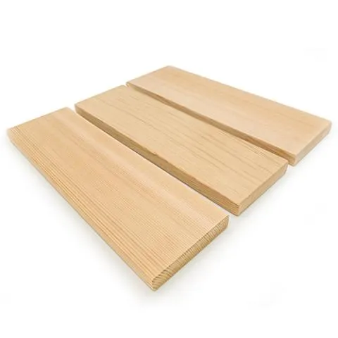 Prosaunas Cedar 1x4 VG S4SEE Bench Material