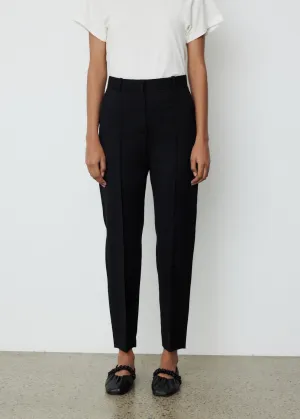 Sewn Pleat Wool Trousers