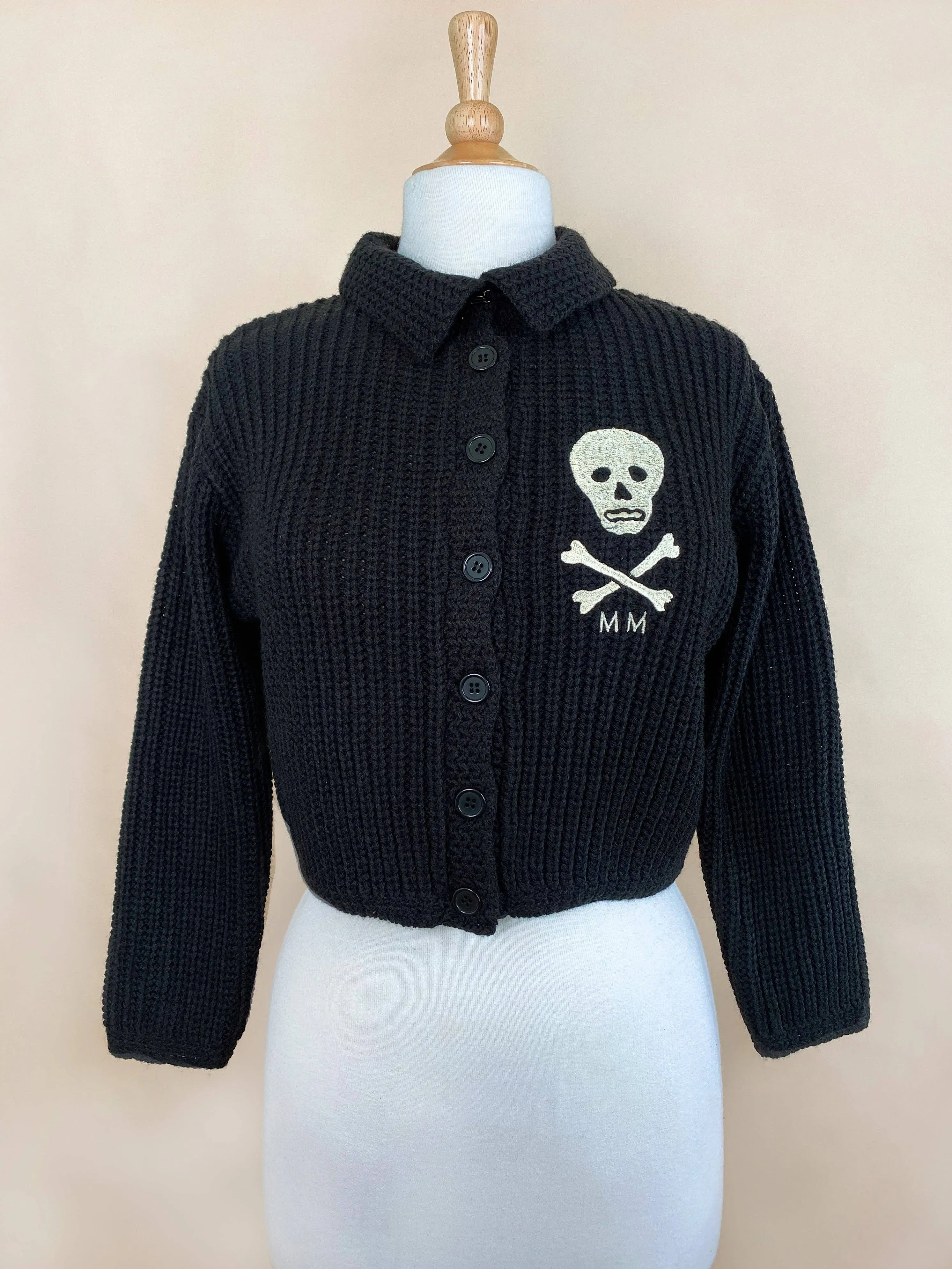 Skull Knit Cardigan