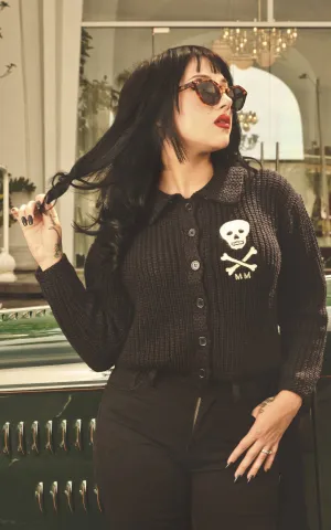 Skull Knit Cardigan