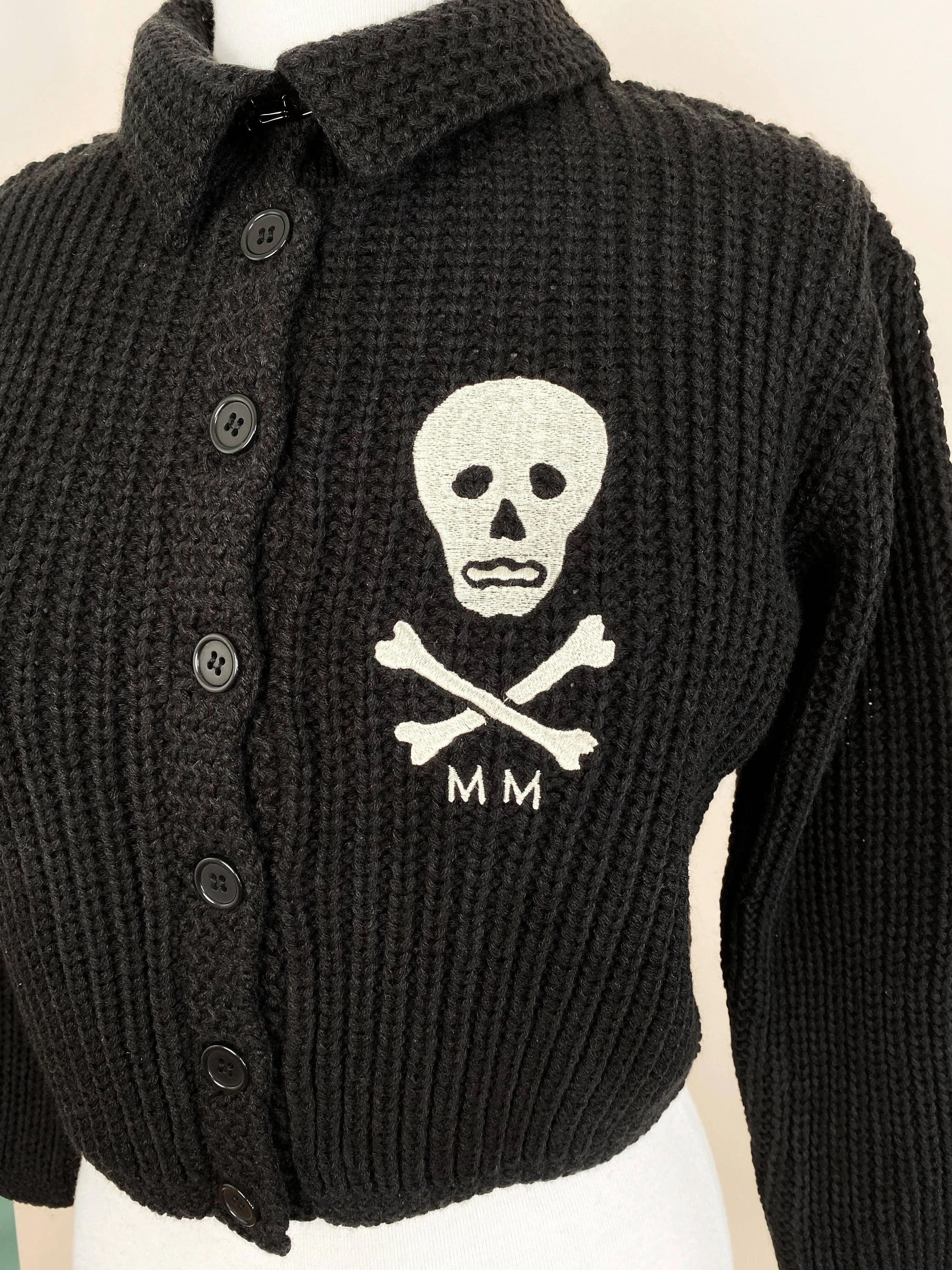 Skull Knit Cardigan