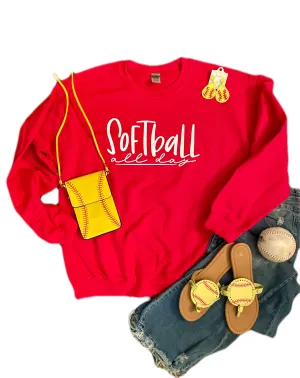 Softball All Day Sweatshirt