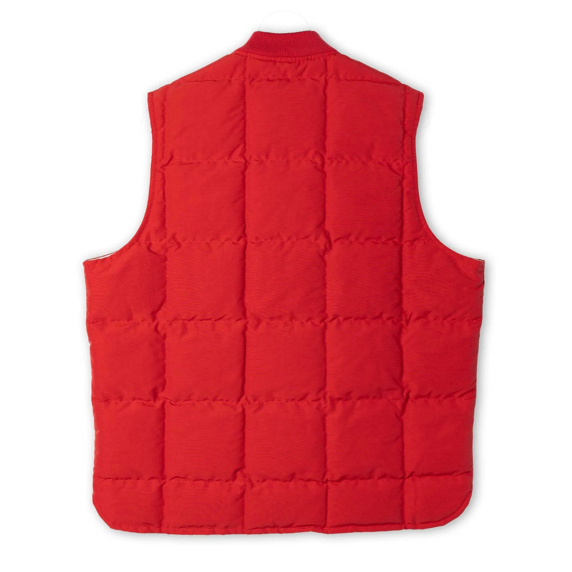 The Real McCoy's Cotton/Nylon Down Vest Red