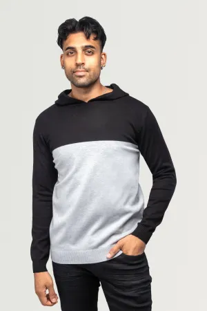 X RAY Men's Color Block Pullover Hoodie Sweater