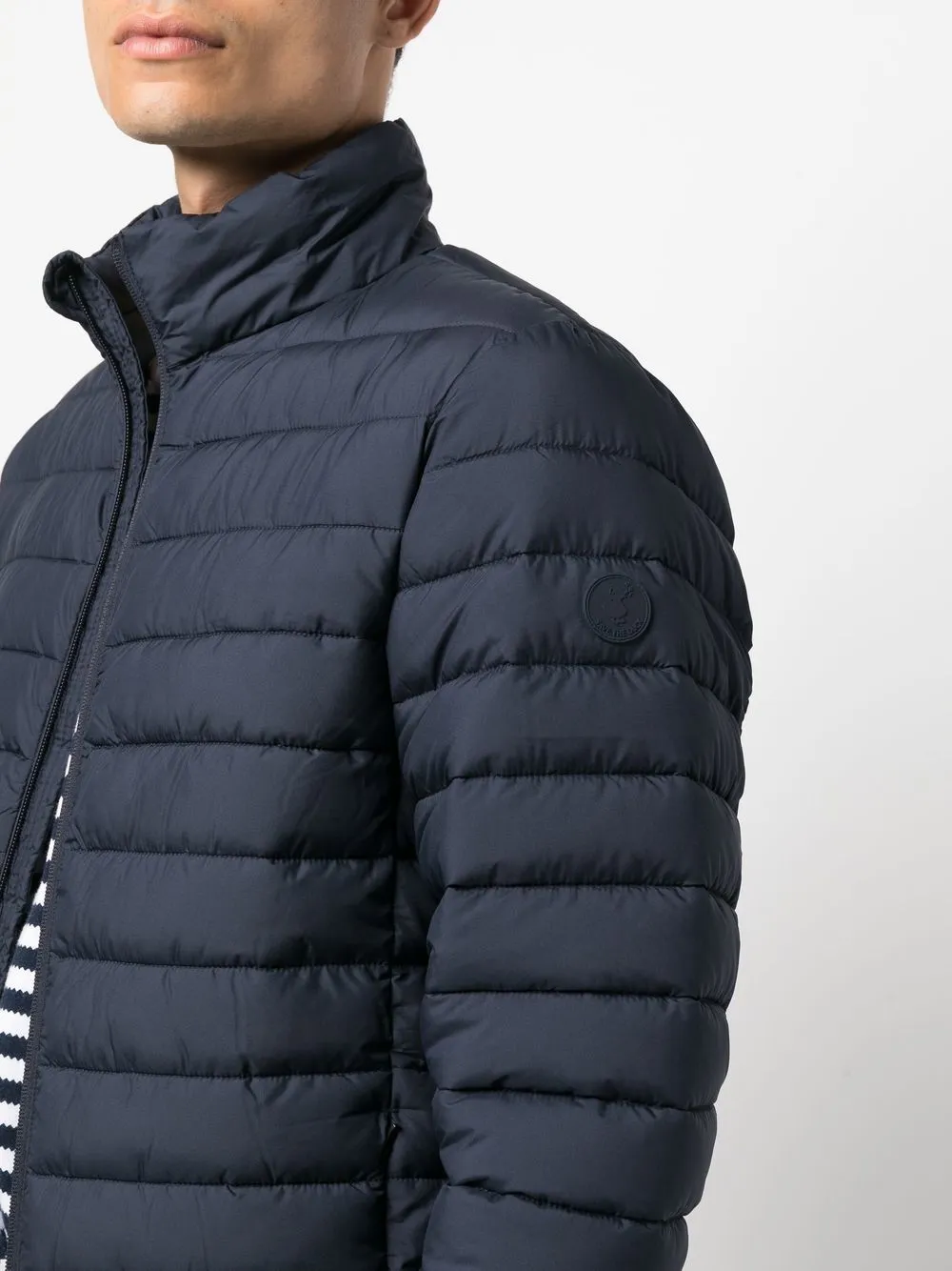 zip-up padded jacket